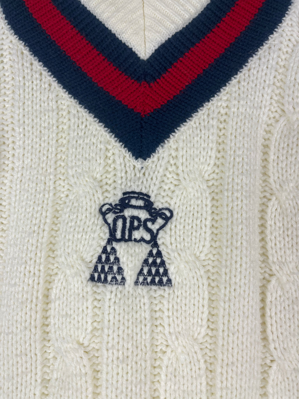 Junior Knitted Cricket Vest
