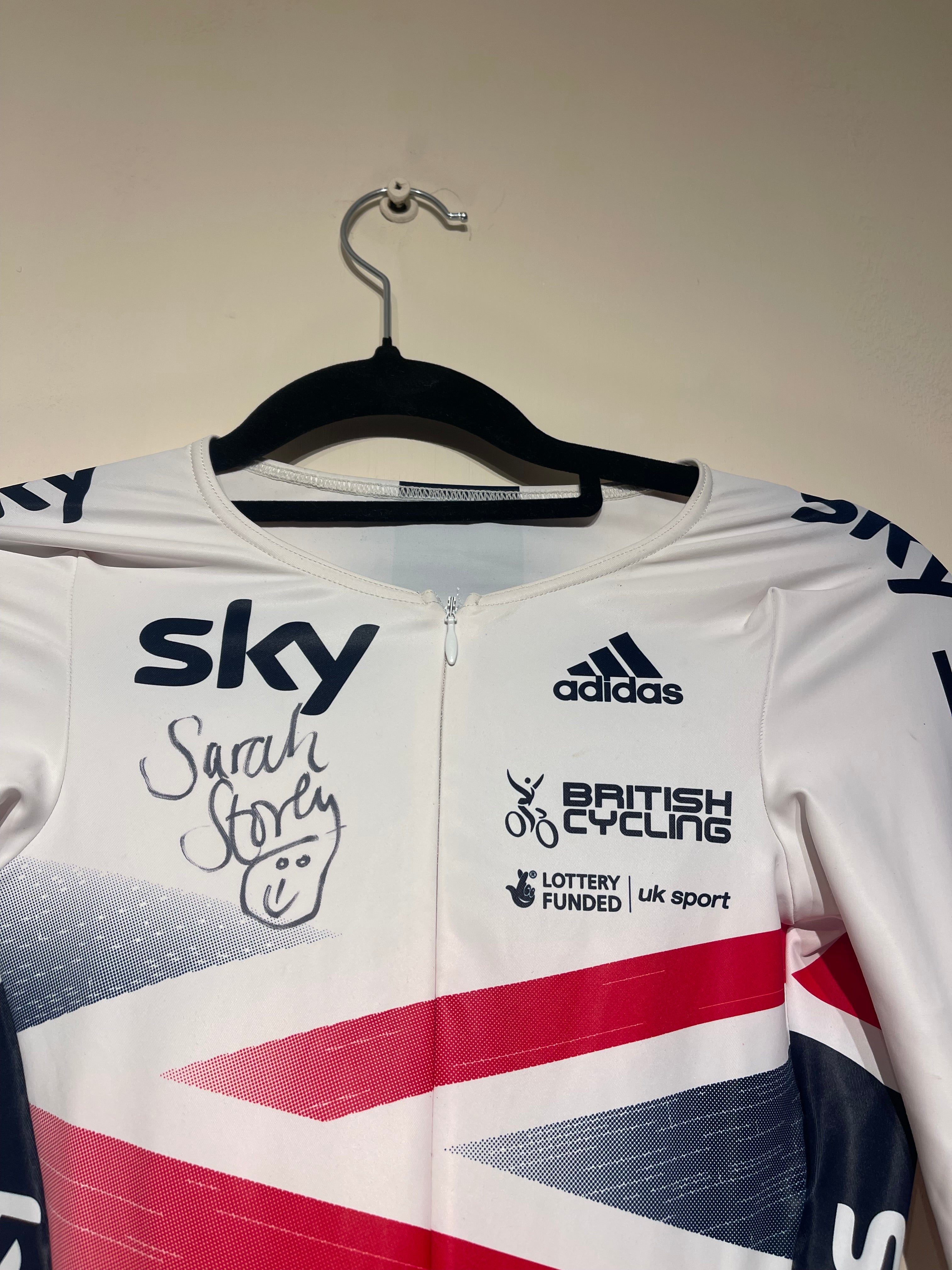 Sarah Storey Signed Cycling One Piece