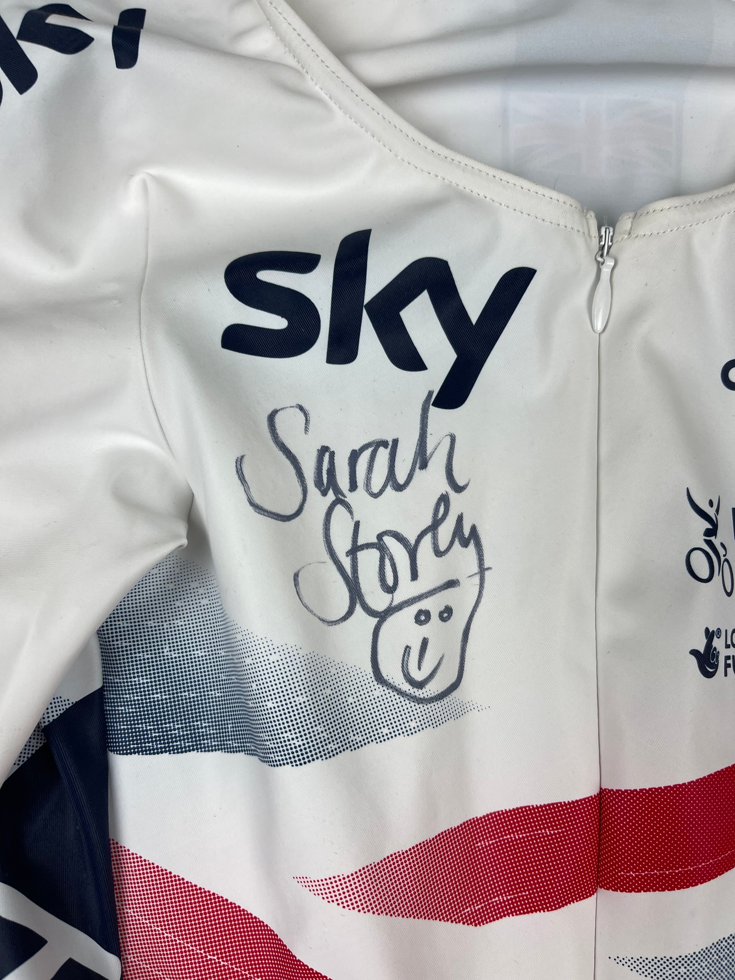 Sarah Storey Signed Cycling One Piece