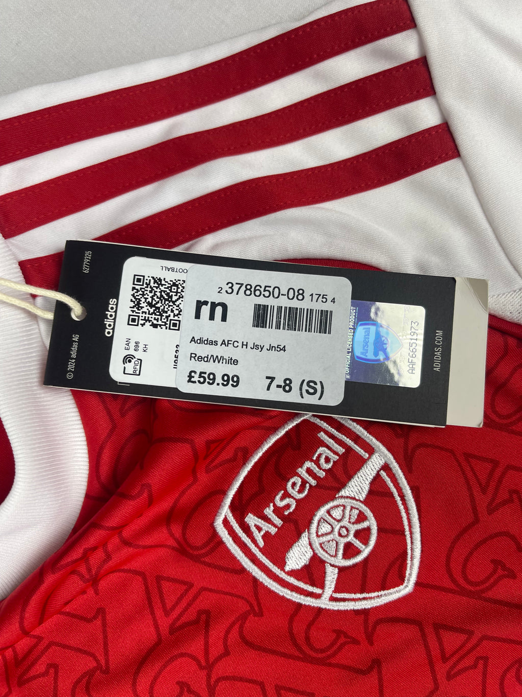 ADIDAS Kids Arsenal Football Shirt