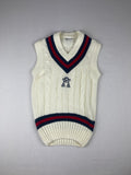 Junior Knitted Cricket Vest
