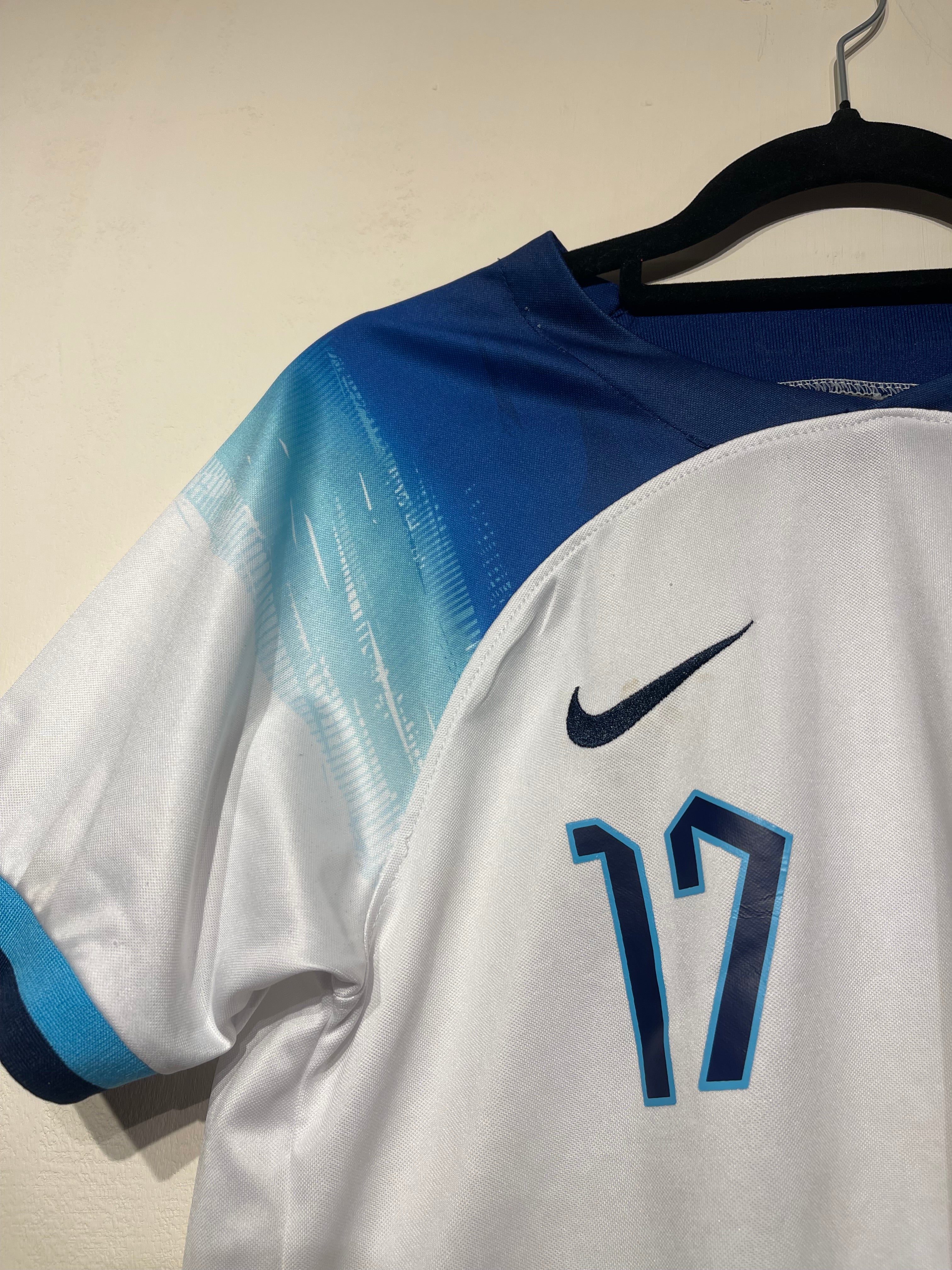 Kids England Football Shirt - Saka