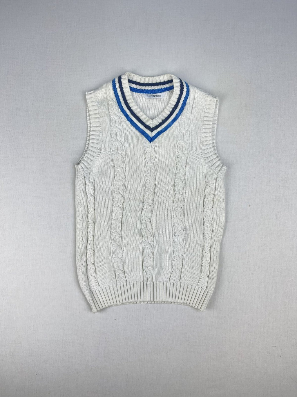 M&S School Cricket Slipover (8-9 Years)