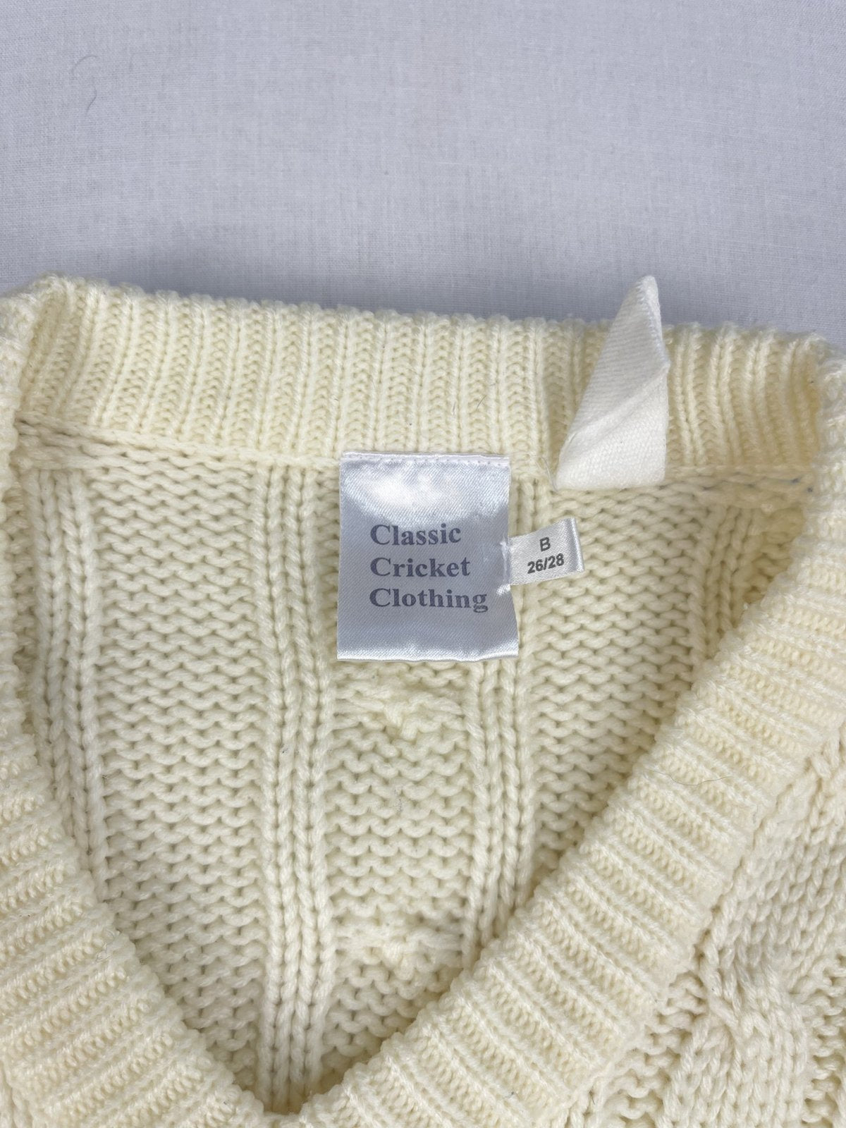 Classic Cricket Clothing Junior Cricket Jumper (B 26/28)