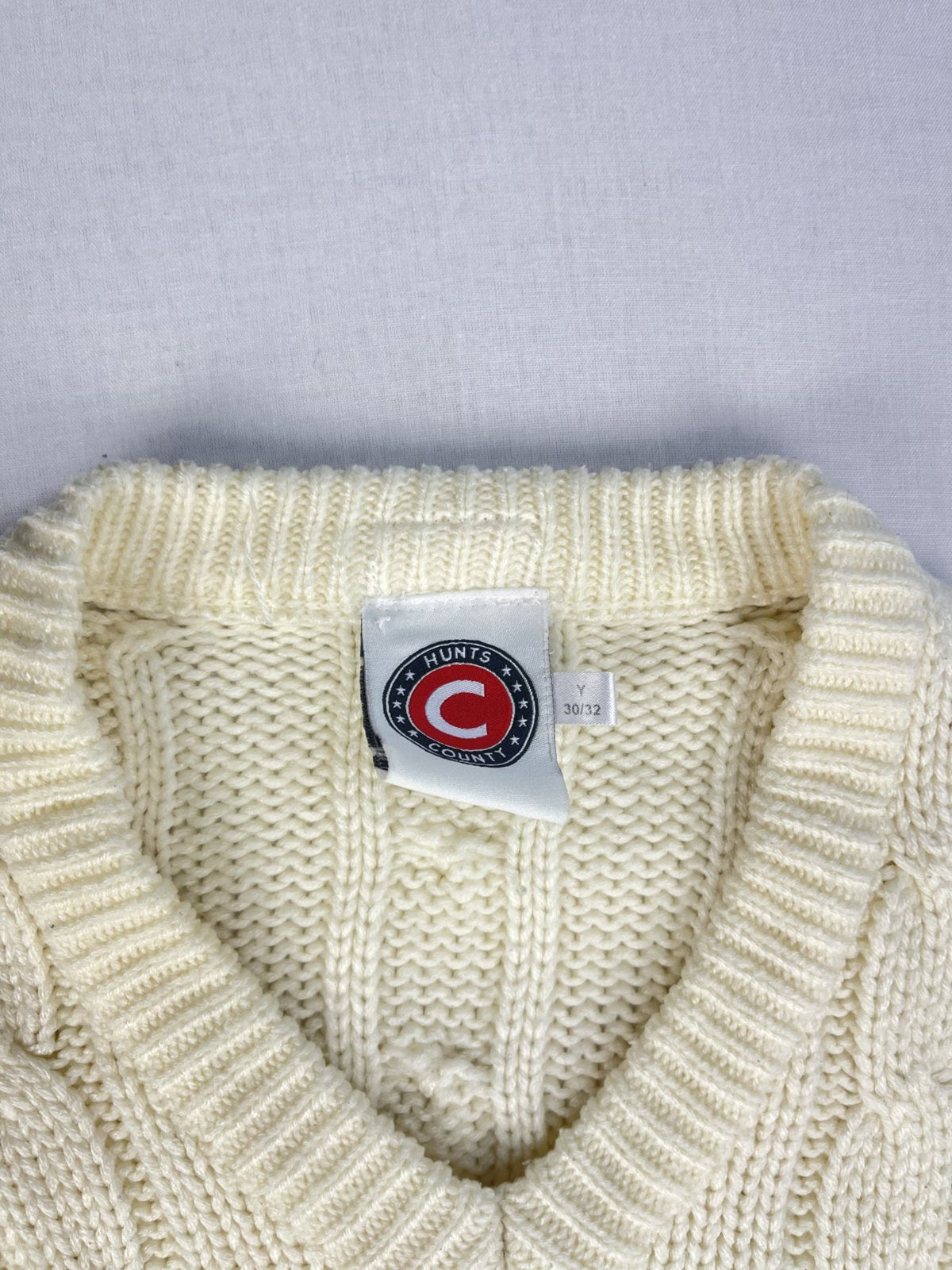 Hunts County Cricket Jumper (Y 30/32)